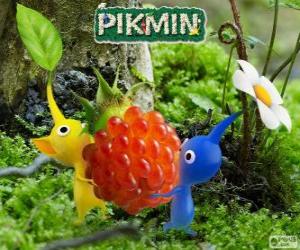 puzzel De vreemde wezens Pikmin