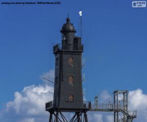 puzzel De Vuurtoren van Obereversand, Duitsland