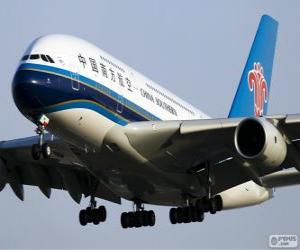 puzzel De Zuidelijke Luchtvaartlijnen van China is de grootste Chinese aerolina