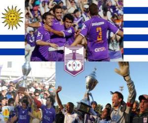 puzzel Defensor Sporting Club kampioen van Torneo Apertura 2010 (Uruguay)