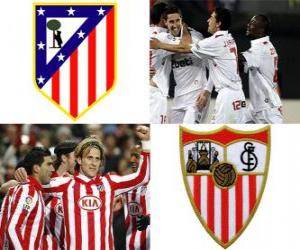 puzzel Definitieve Copa del Rey 09-10, Atletico de Madrid - Sevilla FC