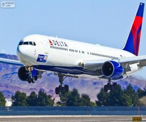 puzzel Delta Air Lines, Verenigde Staten luchtvaartmaatschappij