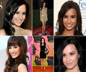 puzzel Demi Lovato is een actrice en zangeres van de Amerikaanse rock. Bekend voor haar rol als Mitchie Torres in Disney Channel Original Movie, Camp Rock