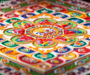 puzzel Details van mandala