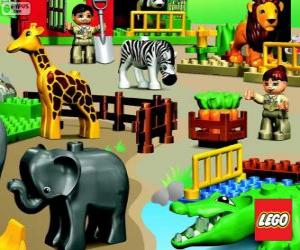 puzzel Dierentuin van Lego