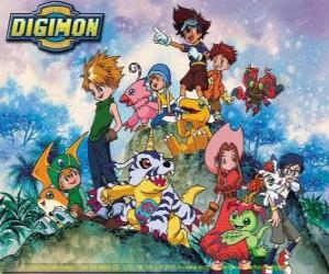 puzzel Digimon Personages