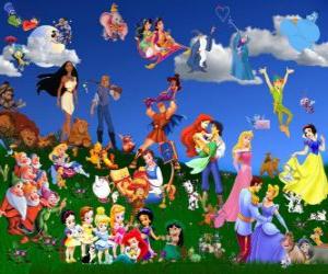 puzzel Disney Prinsen en Prinsessen