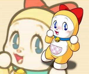 puzzel Dorami, Dorami-chan is het kleine zusje van Doraemon