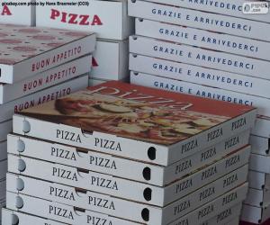 puzzel Dozen voor pizza's thuis