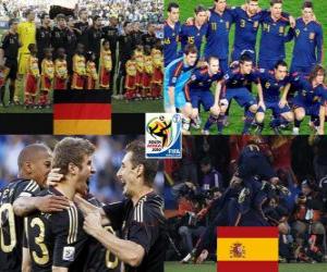puzzel Duitsland - Spanje, halve finales, Zuid-Afrika 2010
