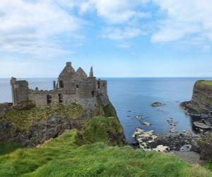 puzzel Dunluce Castle, Noord-Ierland