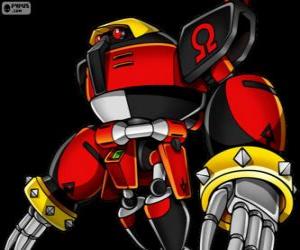 puzzel E-123 Omega, robot gemaakt door doctor Eggman