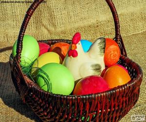 puzzel Easter basket