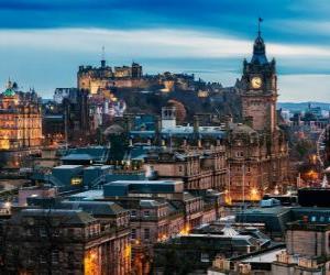 puzzel Edinburgh, Schotland, Verenigd Koninkrijk