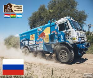 puzzel Eduard Nikolaev, Dakar 2017