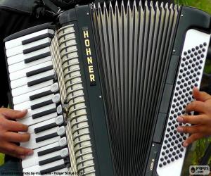 puzzel Een accordeon