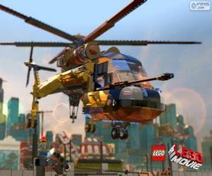 puzzel Een helikopter uit de film Lego