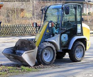 puzzel Een kleine schop-loader