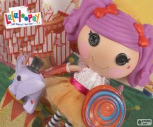 puzzel Een Lalaloopsy pop, Peanut Big Top met haar huisdier, een olifant