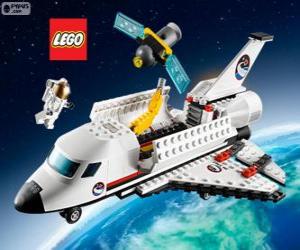 puzzel Een Lego City Spaceshuttle