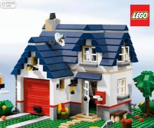 puzzel Een Lego huis