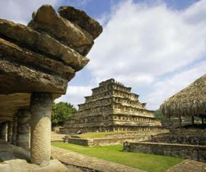 puzzel El Tajin is een archeologische vindplaats, Veracruz, Mexico