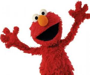 puzzel Elmo glimlachen