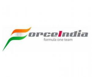 puzzel Embleem Force India F1