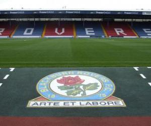 puzzel Embleem van Blackburn Rovers FC