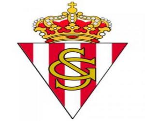 puzzel Embleem van Real Sporting de Gijón