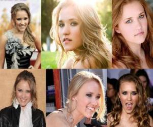 puzzel Emily Osment is bekend van haar rol als Gerti Giggles in Spy Kids en Spy Kids 2 en Lilly Truscott in Hannah Montana.