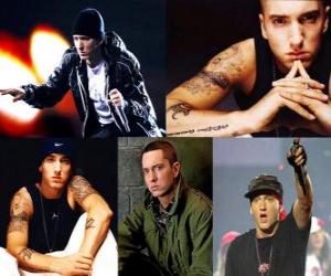 puzzel Eminem (EMIN&#398;M) is een rapper