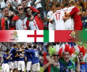 puzzel Engeland - Italië, kwartfinales, Euro 2012