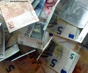 puzzel Eurobankbiljetten