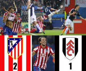 puzzel Europa League 2009-10 Atletico Madrid 2 - 1 FC Fulham