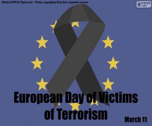 puzzel Europese Dag van de Slachtoffers van Terrorisme