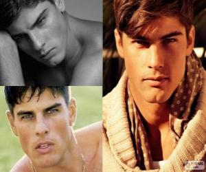 puzzel Evandro Soldati is een Braziliaans model