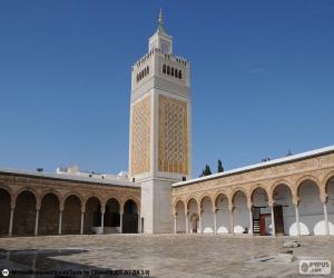 puzzel EZ-Zituna moskee, Tunis, Tunesië