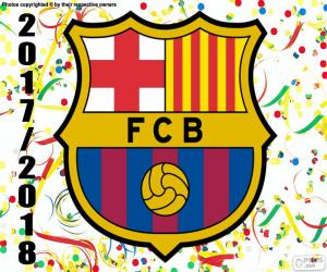 puzzel FC Barcelona, 2017-18 kampioen