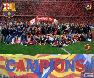 puzzel FC Barcelona, Copa del Rey 2015-2016