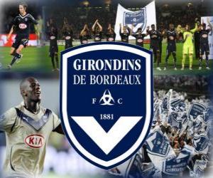 puzzel FC Girondins de Bordeaux, de Franse voetbalclub