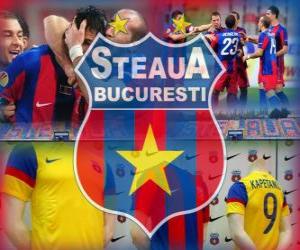 puzzel FC Steaua Boekarest, de Roemeense voetbalclub
