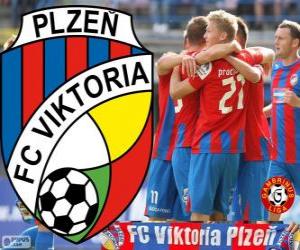 puzzel FC Viktoria Plzen, kampioen van de Gambrinus Liga 2012–2013