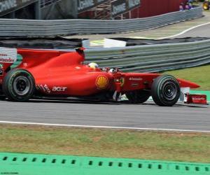 puzzel Felipe Massa - Ferrari - Interlagos 2010