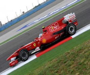 puzzel Fernando Alonso - Ferrari - Istanbul 2010 (Ferrari 800e Grand Prix)