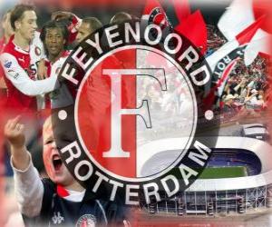 puzzel Feyenoord Rotterdam, voetbalteam van Nederland