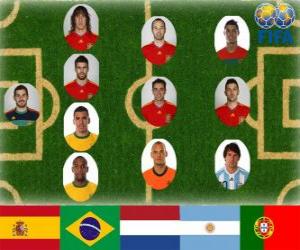 puzzel FIFA / FIFPro World XI 2010