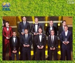 puzzel FIFA / FIFPro World XI 2013