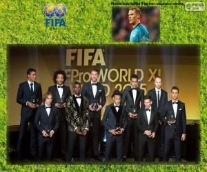 puzzel FIFAFIFPro World XI 2015