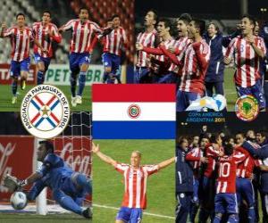 puzzel Finalist Paraguay, Copa America Argentinië 2011